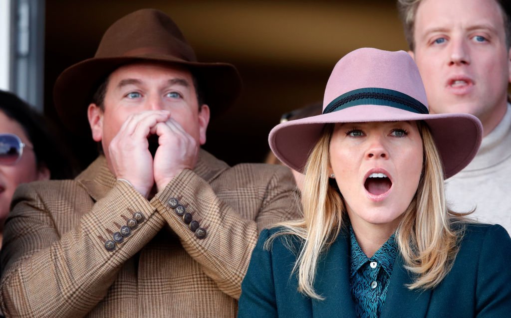 Image Credit: Getty Images / Peter Phillips and Autumn Phillips react as they watch the racing at Cheltenham Racecourse on March 13, 2020 in Cheltenham, England. Image Credit: Getty Images / Peter Phillips and Autumn Phillips react as they watch the racing at Cheltenham Racecourse on March 13, 2020 in Cheltenham, England.