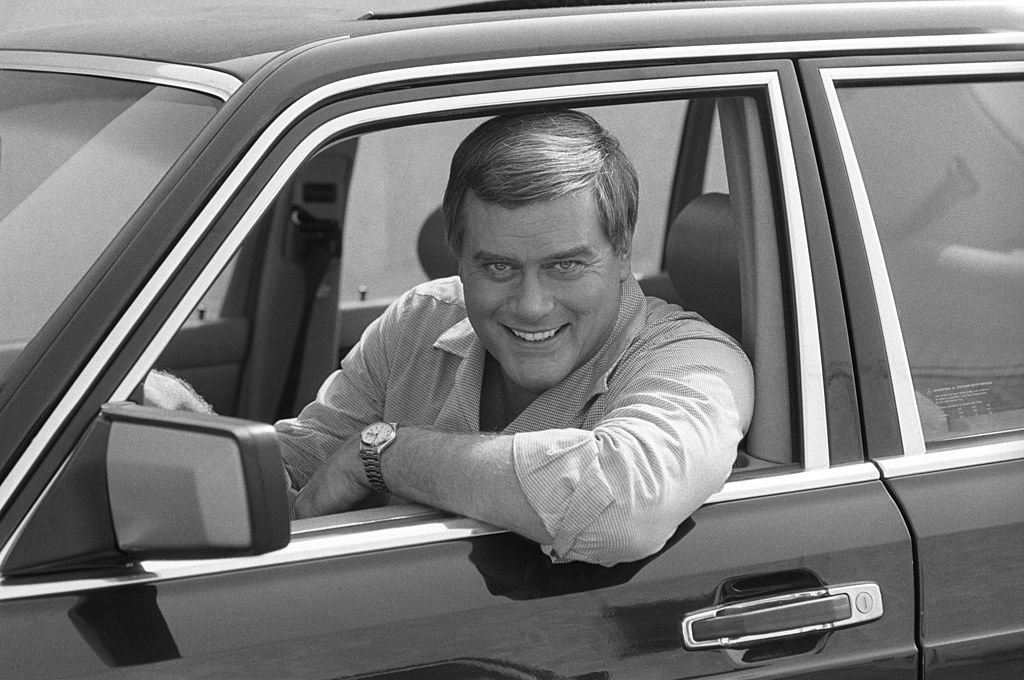 Image Credit: Getty Images / Larry Hagman, American actor and star of soap opera 'Dallas', in October 1983.