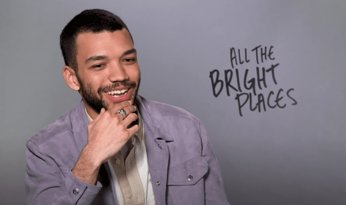 Image Source:Youtube/SweetyHigh |Justice in an interview with SweetyHigh for his movie, All The Bright Places Image Source:Youtube/SweetyHigh |Justice in an interview with SweetyHigh for his movie, All The Bright Places
