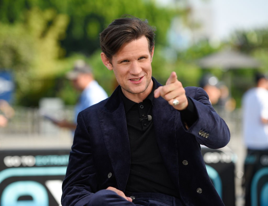 Image Credits: Getty Images / Noel Vasquez | Matt Smith visits "Extra" at Universal Studios Hollywood on August 15, 2018 in Universal City, California.