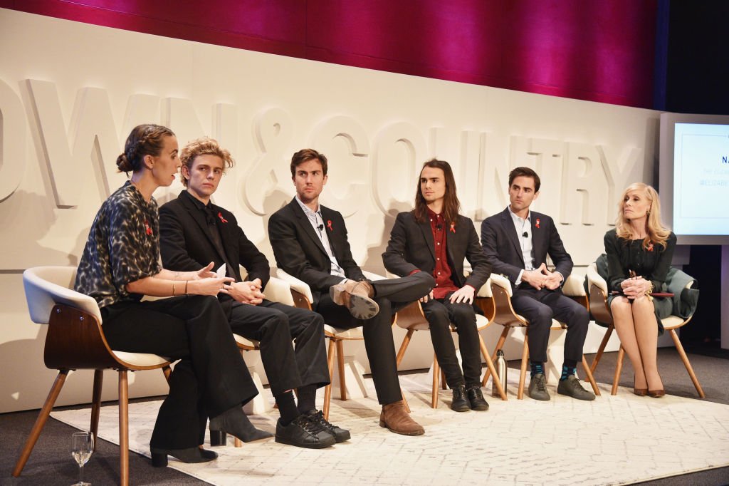 Image Credit: Getty Images / Naomi Wilding, Finn McMurray, Quinn Tivey, Rhys Tivey, Tarquin Wilding and Judith Light speak onstage during the 4th Annual Town & Country Philanthropy Summit at Hearst Tower on May 9, 2017 in New York City.