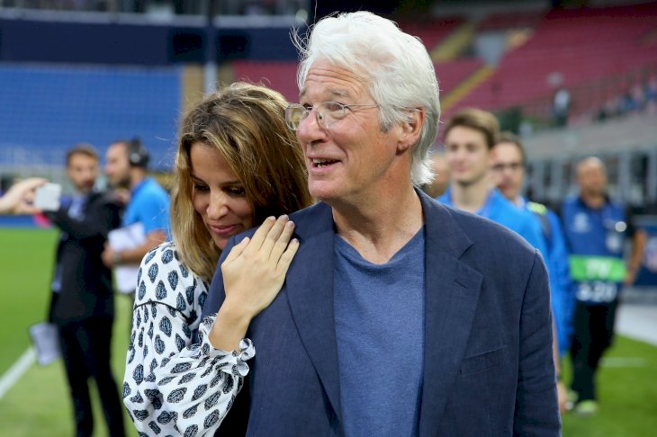 Richard Gere and Alejandra Silva/Photo:Getty Images