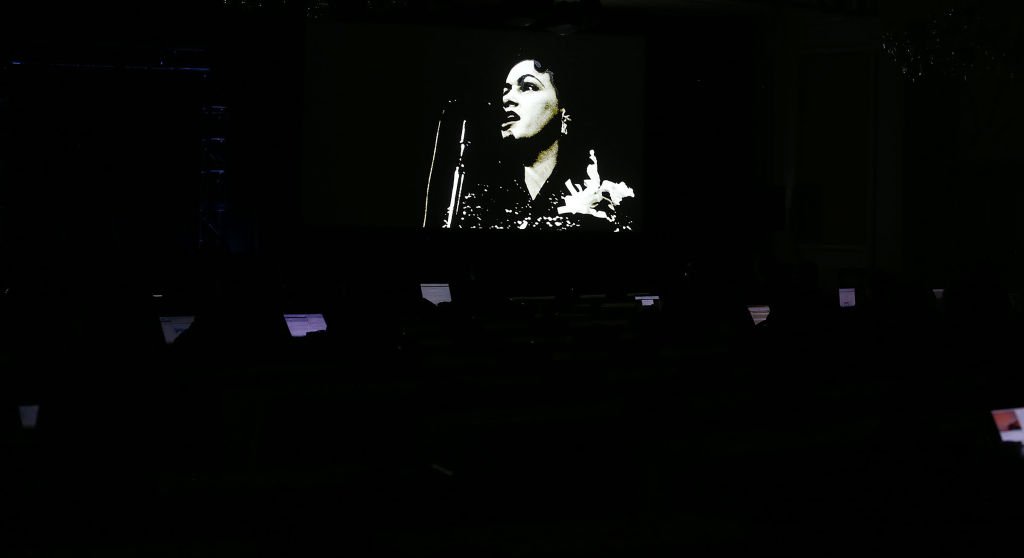 Image Credit: Getty Images / Pasty Cline's image appears on the television monitor at The Langham Huntington, Pasadena on February 01, 2019 in Pasadena, California.