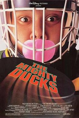 The poster for Disney's "The Mighty Ducks."  | Source: Wikimedia Commons
