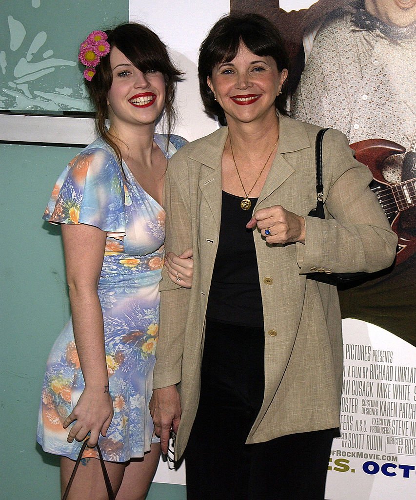 Image Credits: Getty Images / Jean-Paul Aussenard / WireImage | Cindy Williams & daughter Emily Hudson during "School of Rock" Premiere - Arrivals at Cinerama Dome in Hollywood, California, United States.