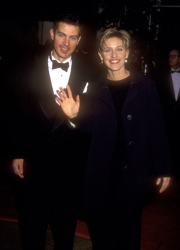 Image Source: Getty Images/Barry King| Vance DeGeneres and Ellen DeGeneres during The 52nd Annual Golden Globe Awards at Beverly Hilton Hotel in Beverly Hills, California, United States