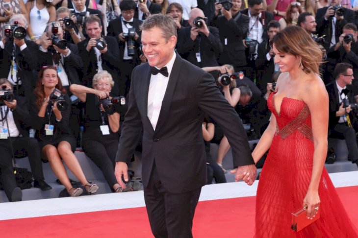 Image Credit: Getty Images/Elisabetta A. Villa | Matt Damon Luciana Barroso 2017