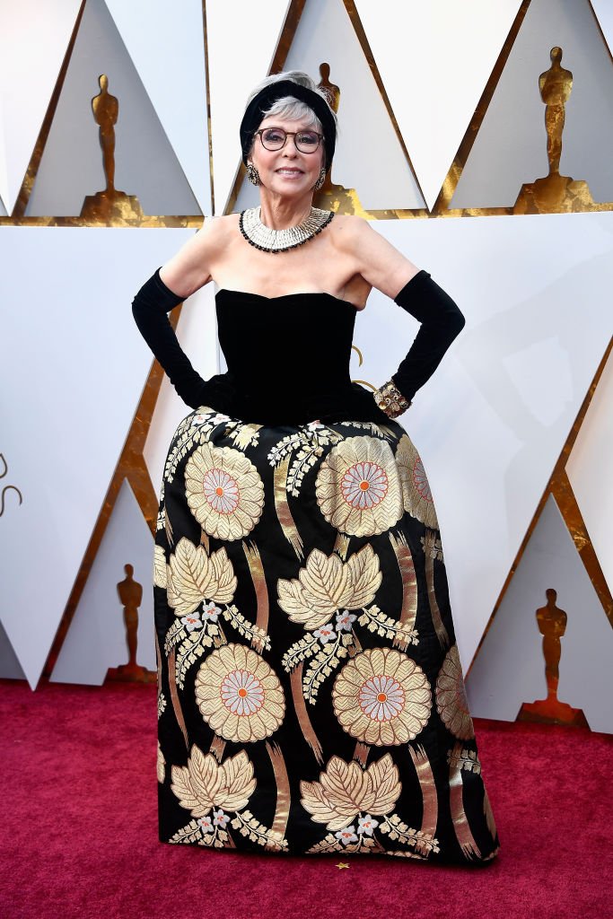 Image Credits: Getty Images / Frazer Harrison | Rita Moreno at the 90th Annual Academy Awards