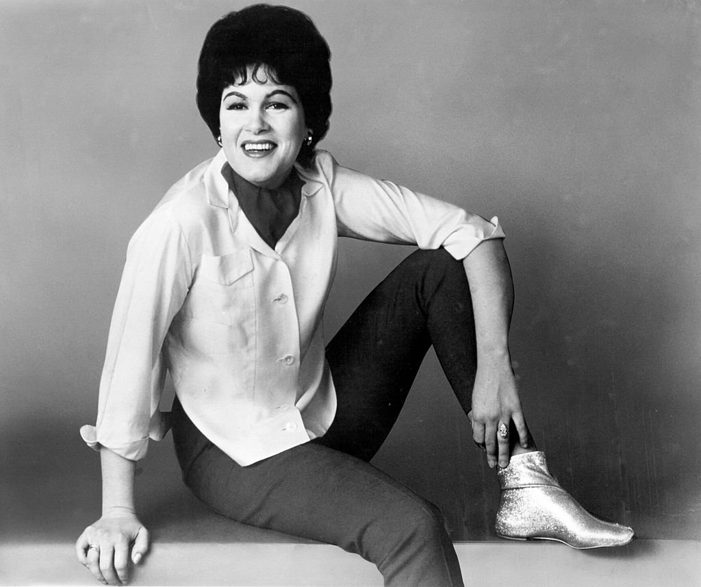 Image Credit: Getty Images / Patsy Cline poses in Black and White circa 1970.