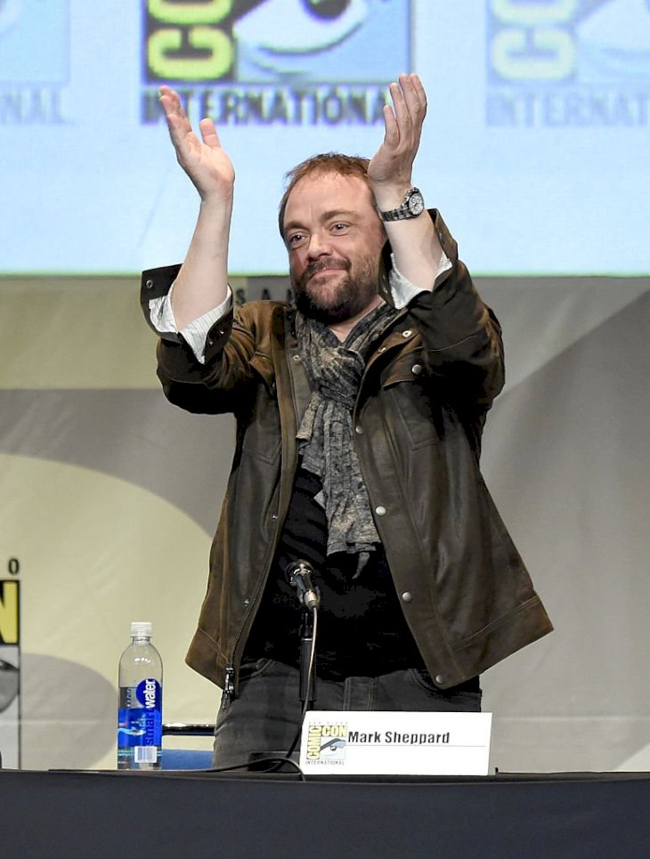 Image Credits: Getty Images / Kevin Winter | Actor Mark Sheppard speaks onstage at the "Supernatural" panel during Comic-Con International 2015 at the San Diego Convention Center on July 12, 2015 in San Diego, California.