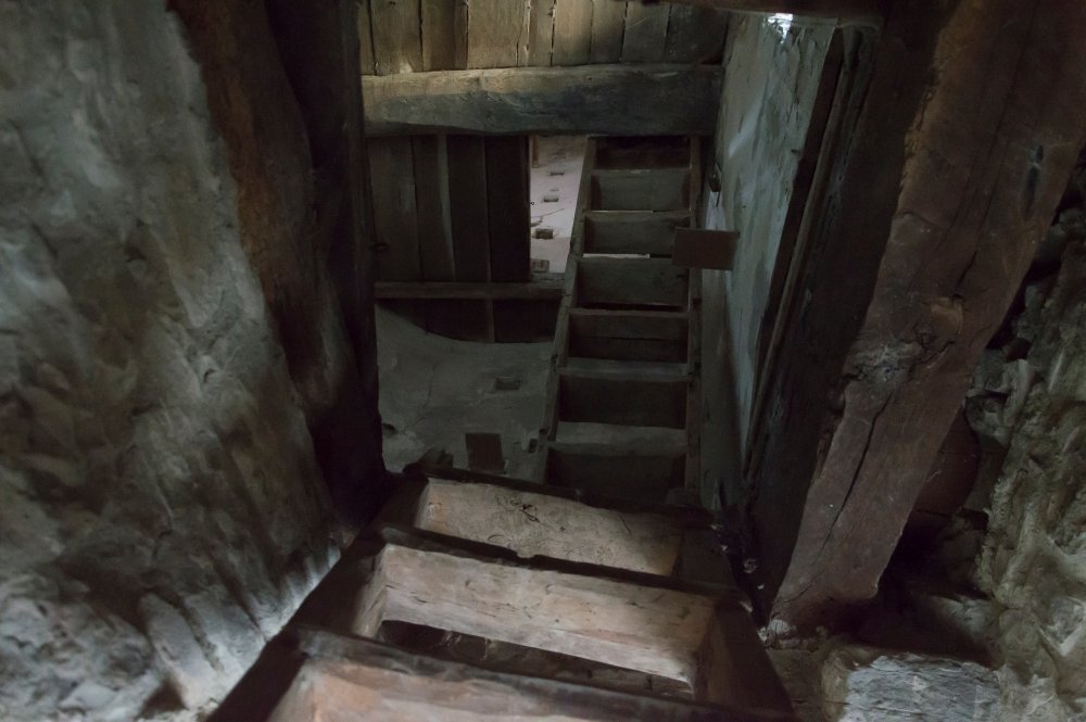 Stairs and underground cellar in an old medieval tower | Shutterstock