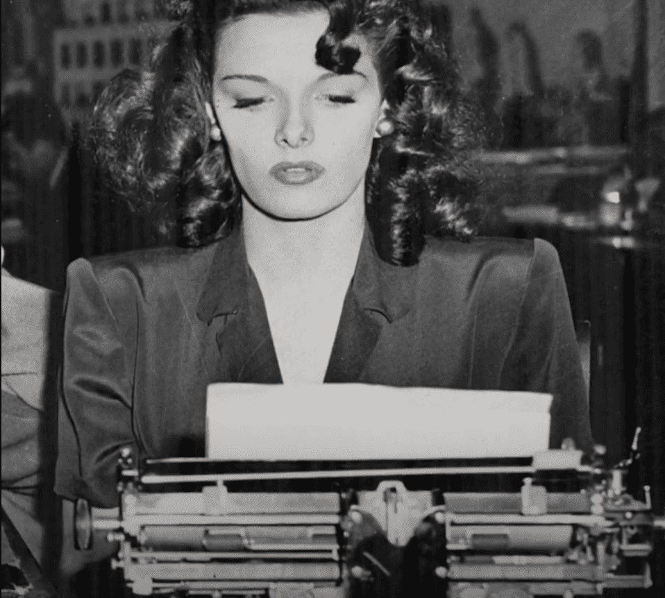 Image Source: Youtube/Cladrite Radio/Jane using the typewriter