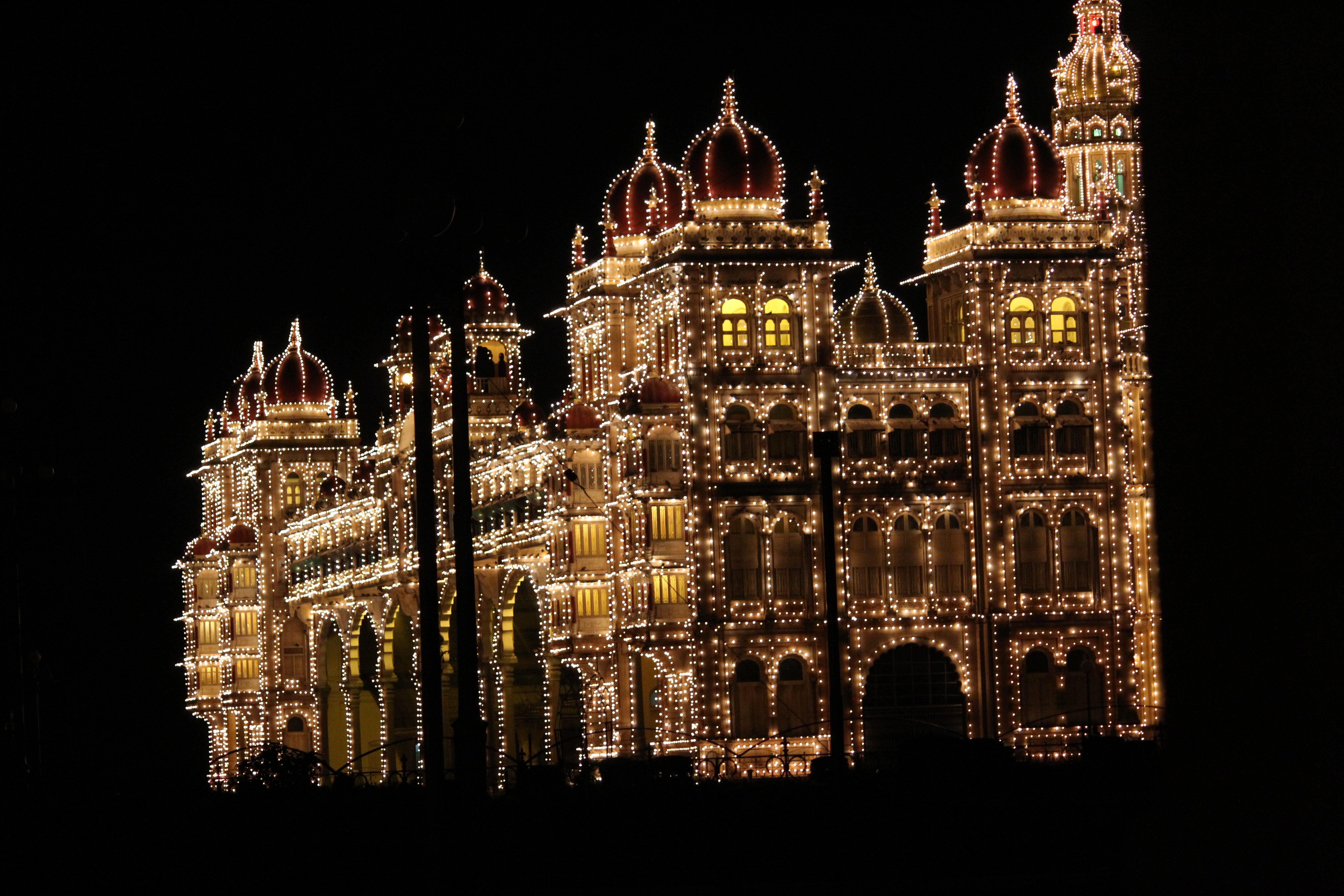 A mansion with all its lights on | Photo by Sufiya Sarfaraz on Unsplash