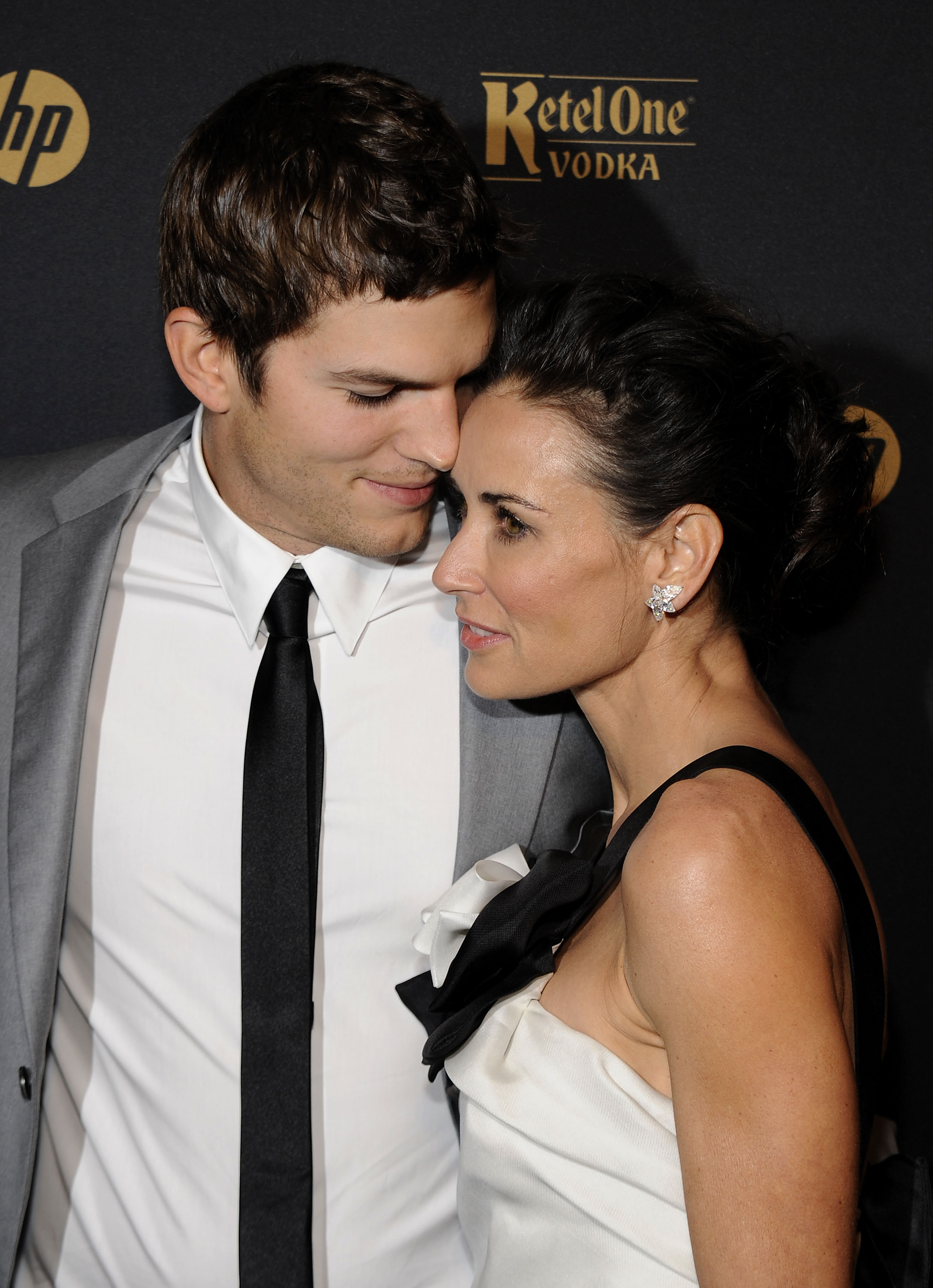 Image Credits: Getty Images / Larry Busacca | Ashton Kutcher and Demi Moore attend the GQ Gentlemen's Ball 2009 at The Edison Ballroom on October 28, 2009 in New York City.