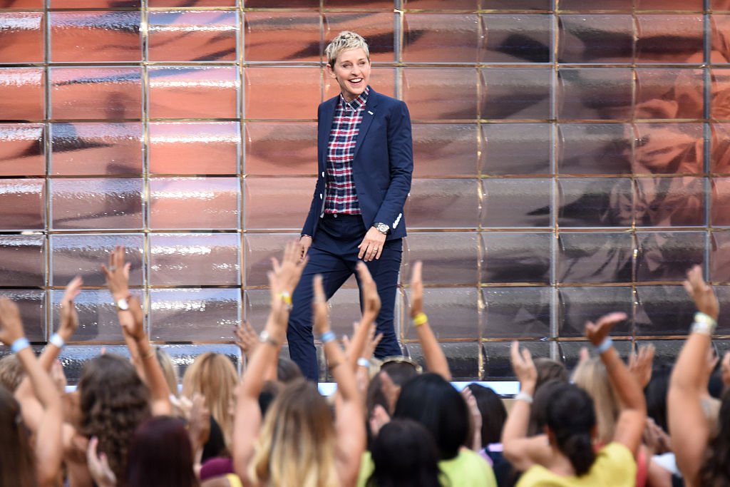 Image Source: Getty Images/Dave Kotinsky| TV show host Ellen Degeneres appears at "The Ellen Degeneres Show" Season 13 Bi-Coastal Premiere at Rockefeller Center on September 8, 2015 in New York City