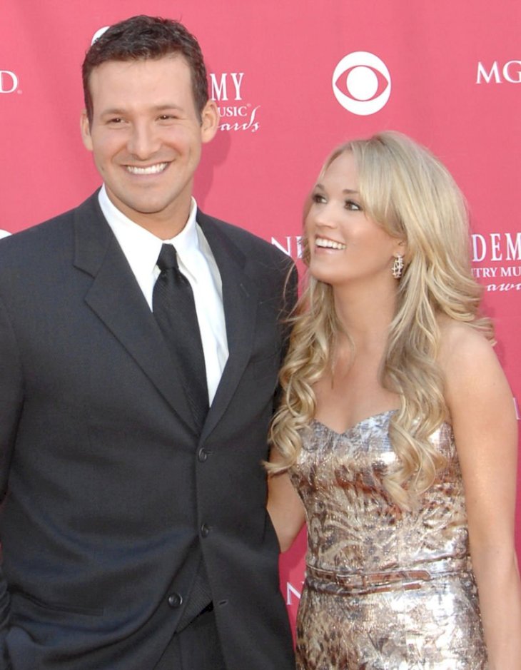 Image Credit: Getty Images/FilmMagic/Jon Kopaloff | Underwood with Tony Romo