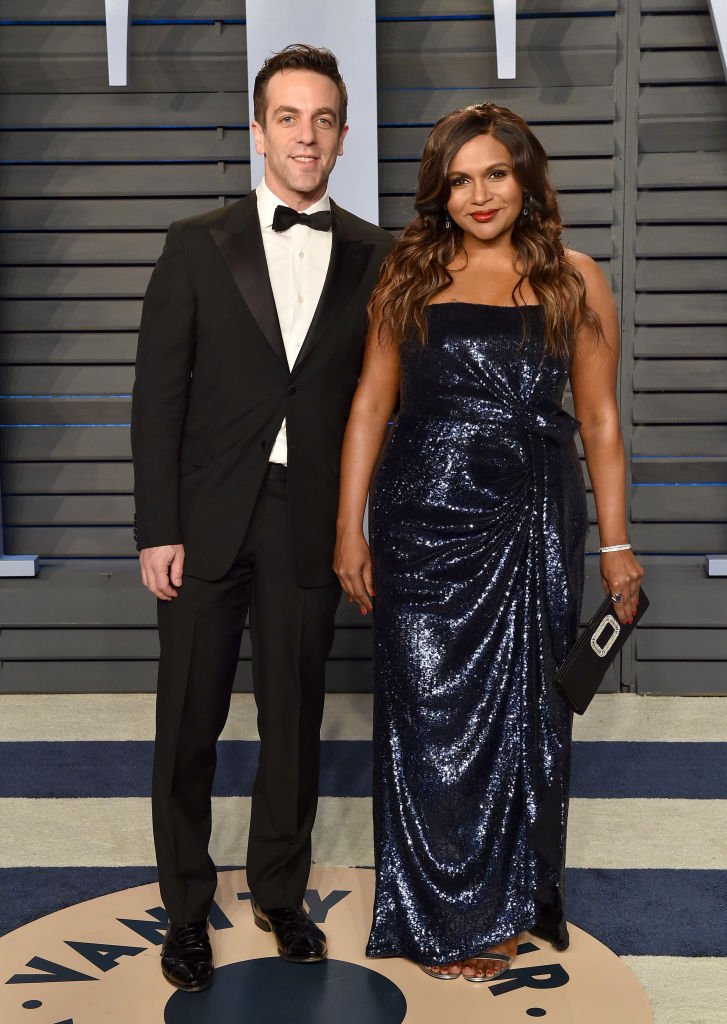 Image Source: Getty Images/Axelle/Bauer-Griffin/Actors BJ Novak and Mindy Kaling attend the 2018 Vanity Fair Oscar Party hosted by Radhika Jones at Wallis Annenberg Center for the Performing Arts