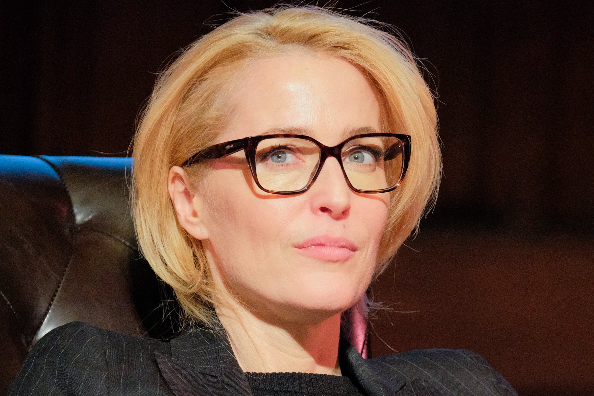Image Credits: Getty Images / Matthew Eisman | Actress Gillian Anderson discusses her new book "WE: A Manifesto for Women Everywhere" at New York Society for Ethical Culture on March 13, 2017 in New York City. Image Credits: Getty Images / Matthew Eisman | Actress Gillian Anderson discusses her new book "WE: A Manifesto for Women Everywhere" at New York Society for Ethical Culture on March 13, 2017 in New York City.