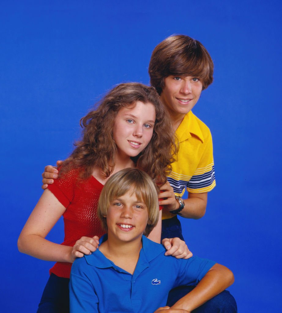 Image Credit: Getty Images / From top: American actor Steve Shaw, American actress Claudia Lonow, and American actor Pat Petersen pose in a publicity portrait for the TV soap opera series 'Knots Landing,' November 1979.