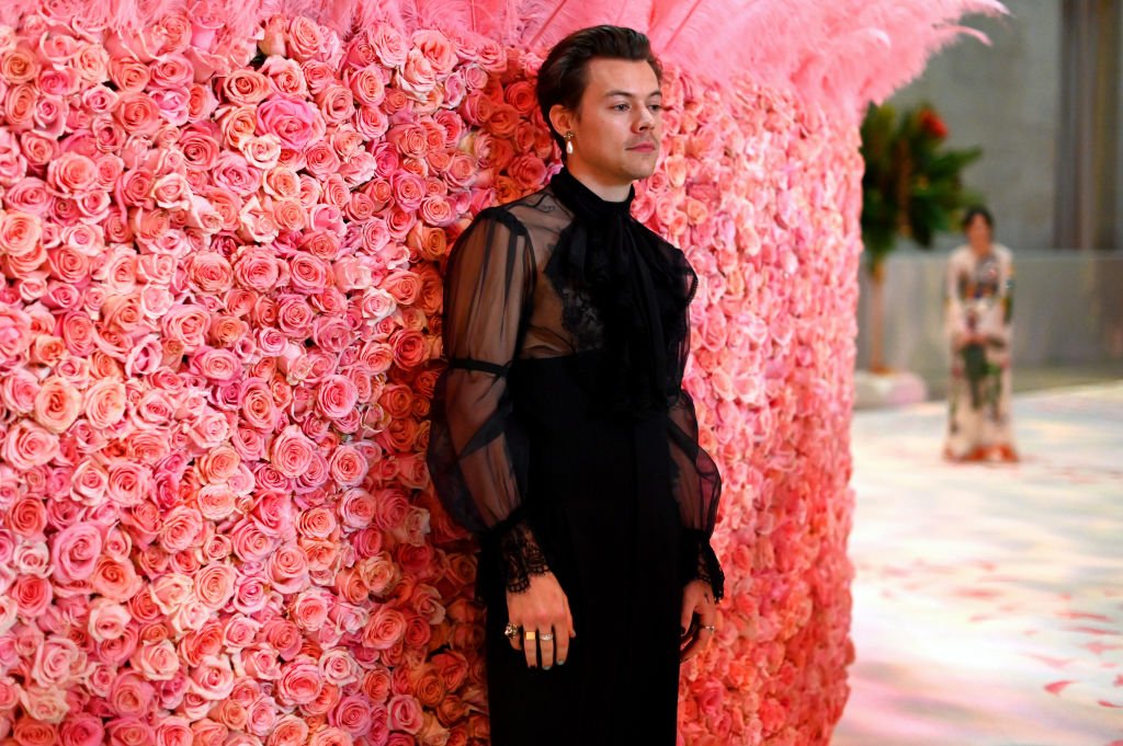 Image Credit: Getty Images / Harry Styles attends The 2019 Met Gala Celebrating Camp: Notes on Fashion at Metropolitan Museum of Art on May 06, 2019.