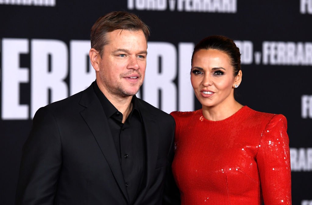 Image Source: Getty Images/Frazer Harrison | Matt Damon and his wife at the Ford v Ferrari premier Image Source: Getty Images/Frazer Harrison | Matt Damon and his wife at the Ford v Ferrari premier