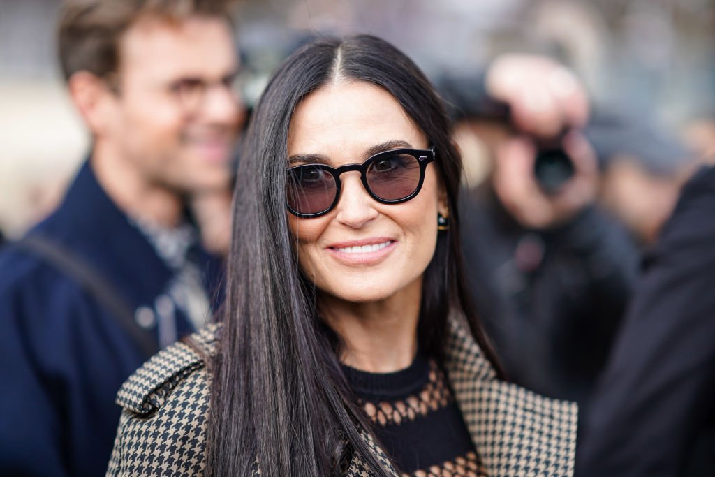 Image Credit: Getty Images / Demi Moore wears sunglasses, outside Dior, during Paris Fashion Week - Womenswear Fall/Winter 2020/2021. Image Credit: Getty Images / Demi Moore wears sunglasses, outside Dior, during Paris Fashion Week - Womenswear Fall/Winter 2020/2021.