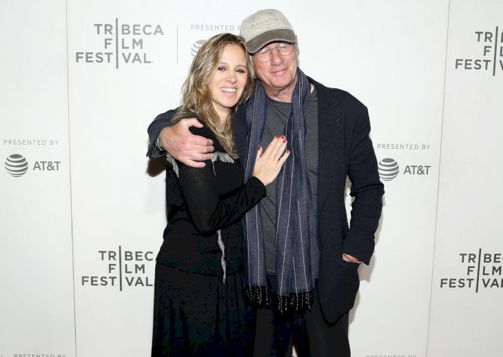 Richard Gere and Alejandra Silva/Photo:Getty Images