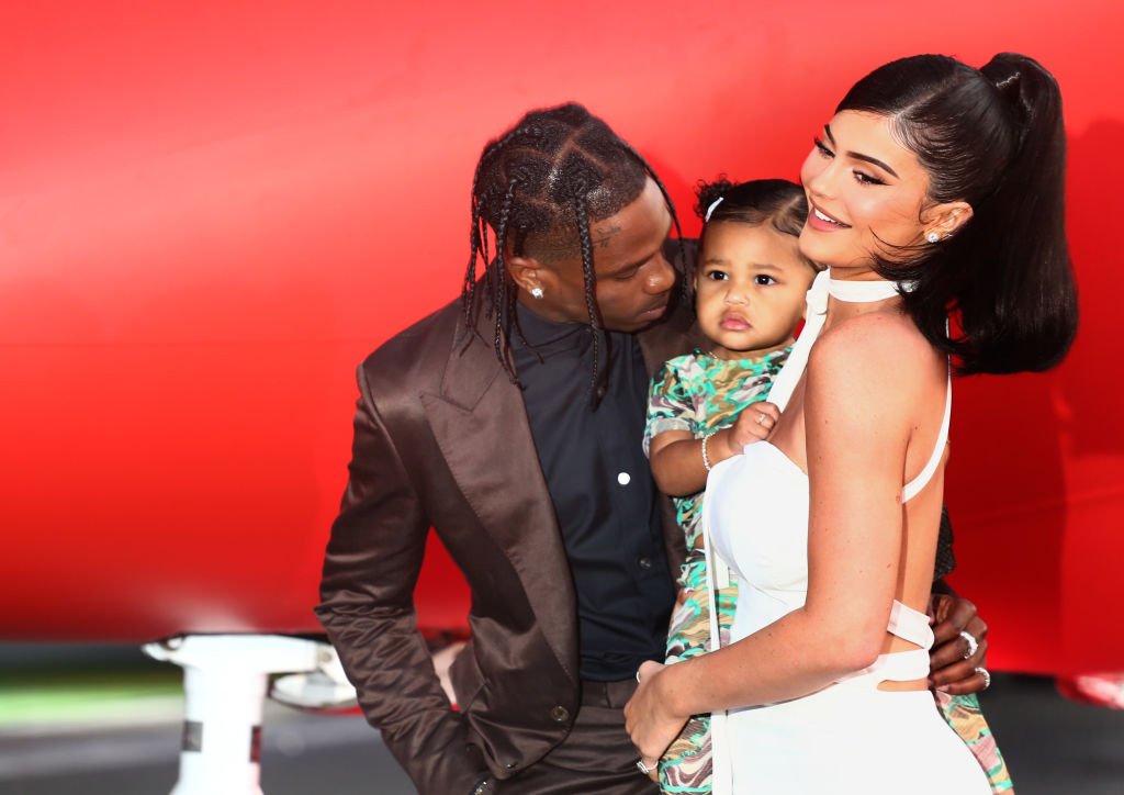 Image Credits: Getty Images / Tommaso Boddi | Travis Scott and Kylie Jenner attend the Travis Scott: "Look Mom I Can Fly" Los Angeles Premiere at The Barker Hanger on August 27, 2019 in Santa Monica, California.