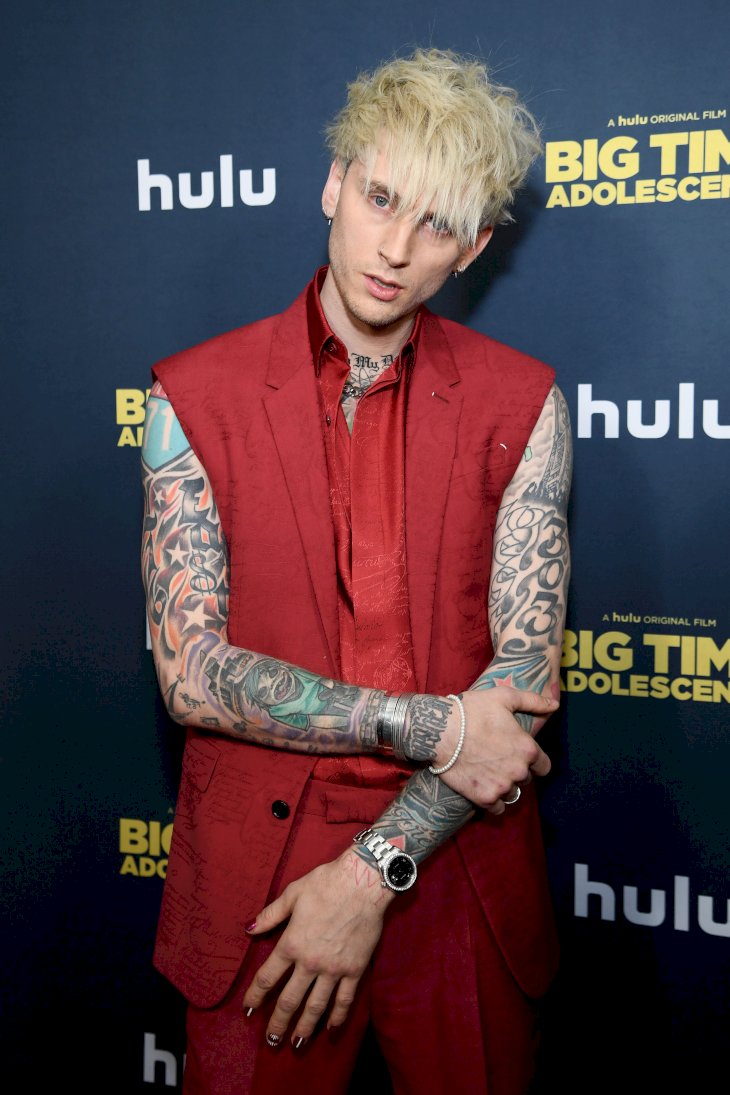 Machine Gun Kelly attends the premiere of "Big Time Adolescence" / Getty Images