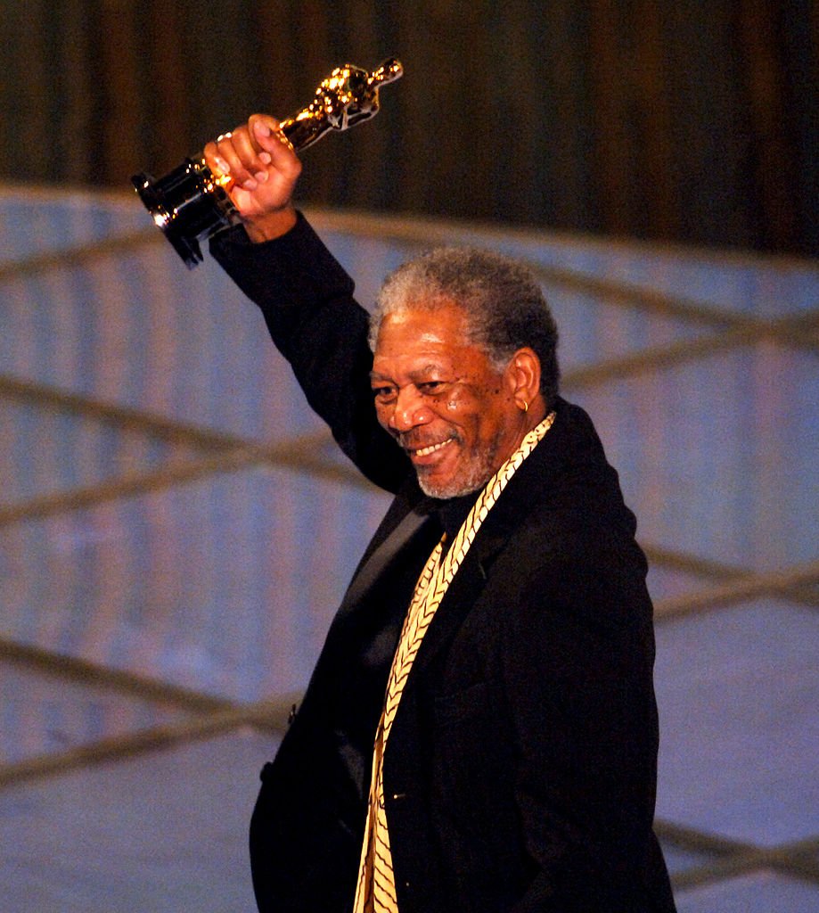 Image Credits: Getty Images / M. Caulfield/WireImage | Morgan Freeman accepting his award