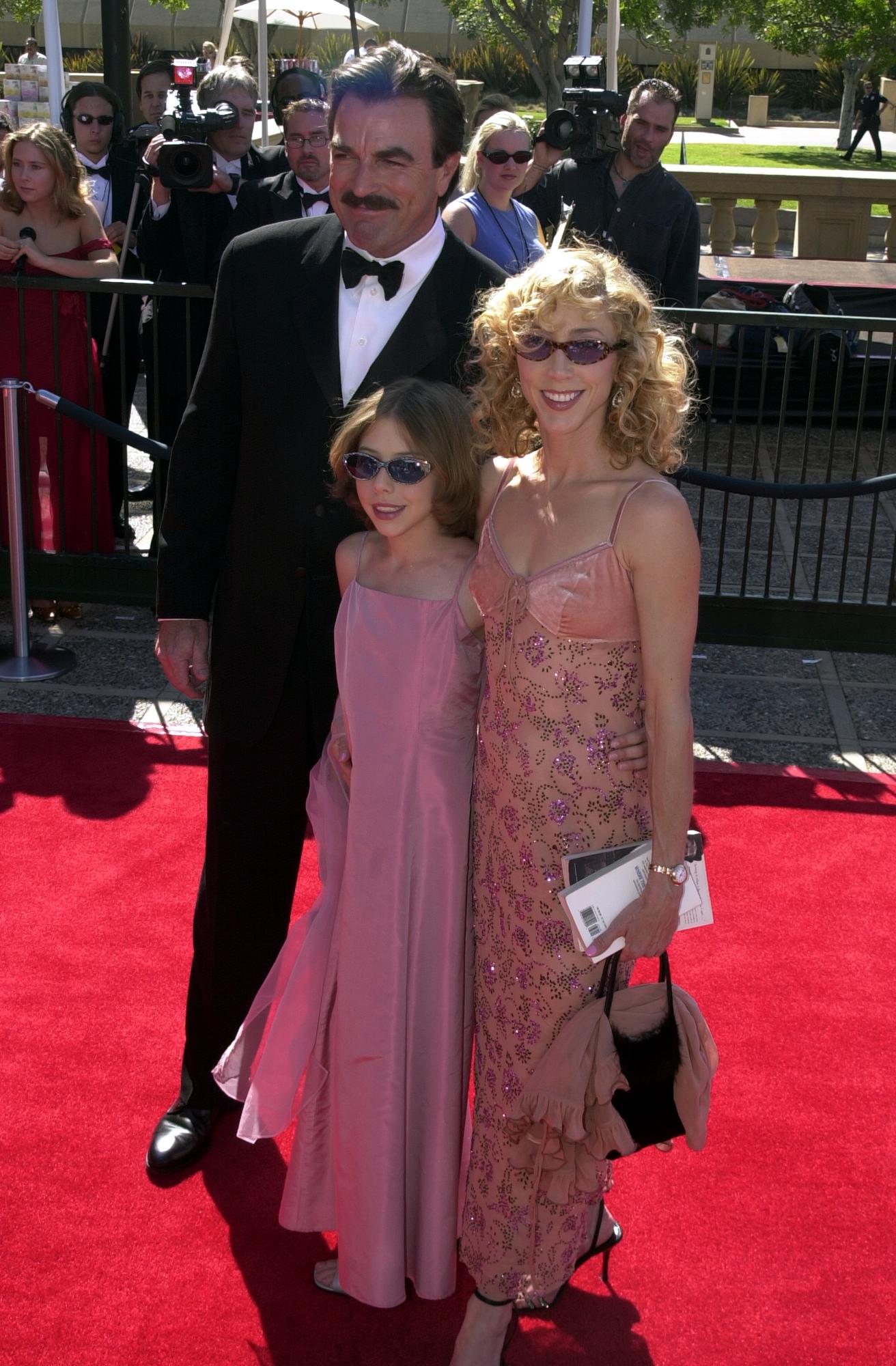 Image Credits: Getty Images / Ron Galella | The Selleck Family Attending the Creative Emmy Awards held at the Pasadena Civic Center in 2000.