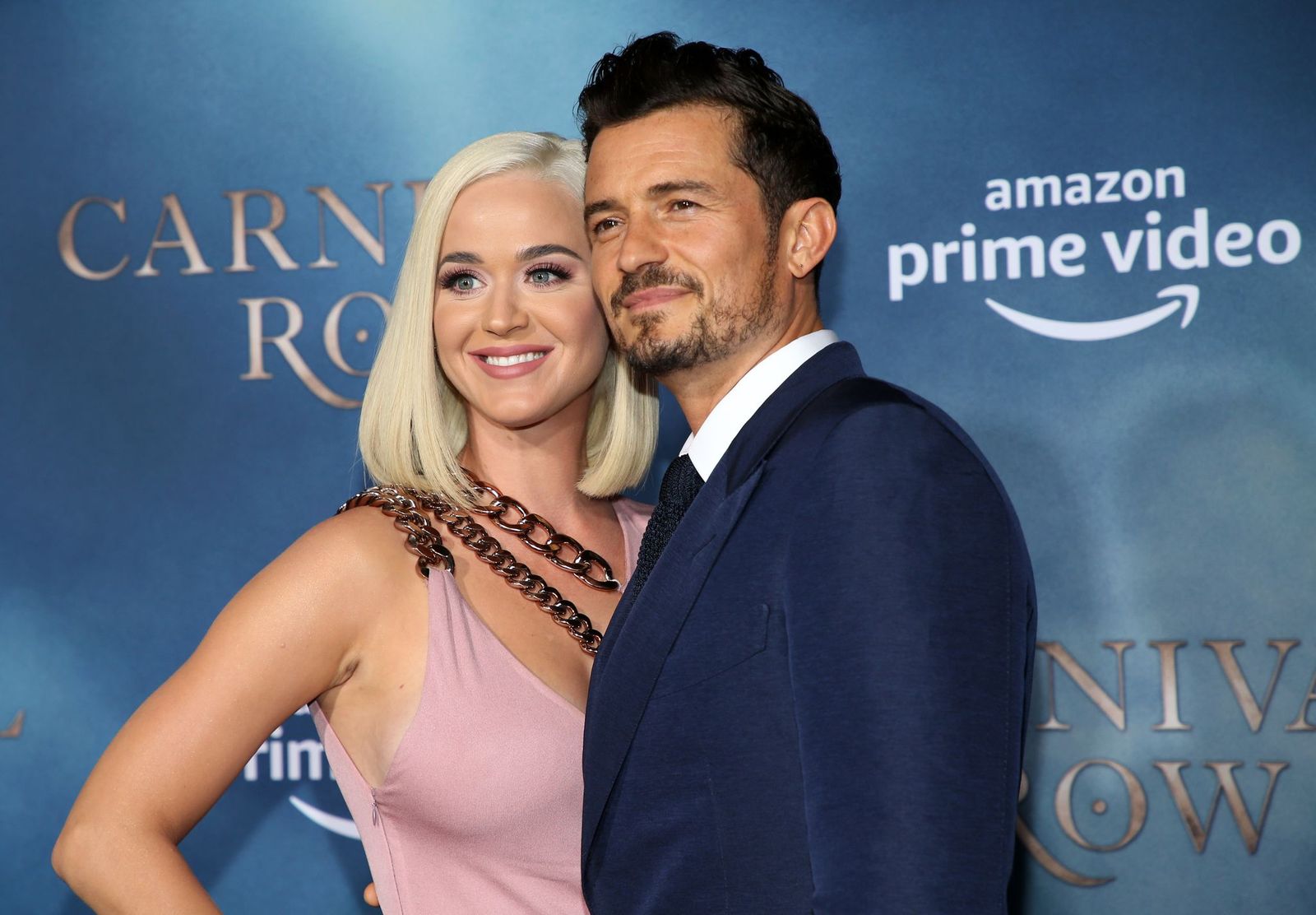 Katy Perry and Orlando Bloom at the LA premiere of Amazon's "Carnival Row" at TCL Chinese Theatre in Hollywood/Photo:Getty Images