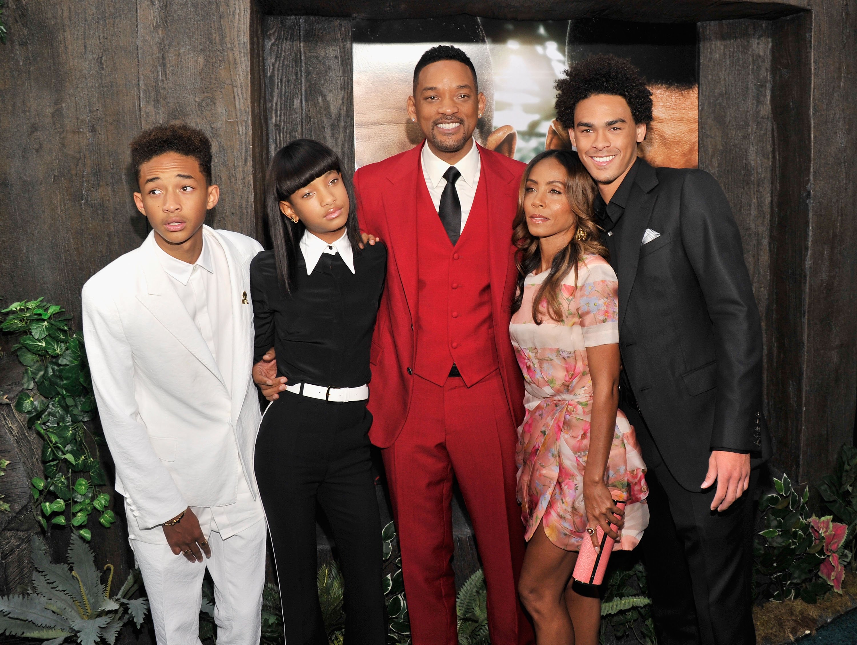Image Credits: Getty Images / Stephen Lovekin | (L-R) Jaden Smith, Willow Smith, Will Smith, Jada Pinkett Smith and Trey Smith attend the "After Earth" premiere at Ziegfeld Theater on May 29, 2013 in New York City. Image Credits: Getty Images / Stephen Lovekin | (L-R) Jaden Smith, Willow Smith, Will Smith, Jada Pinkett Smith and Trey Smith attend the "After Earth" premiere at Ziegfeld Theater on May 29, 2013 in New York City.