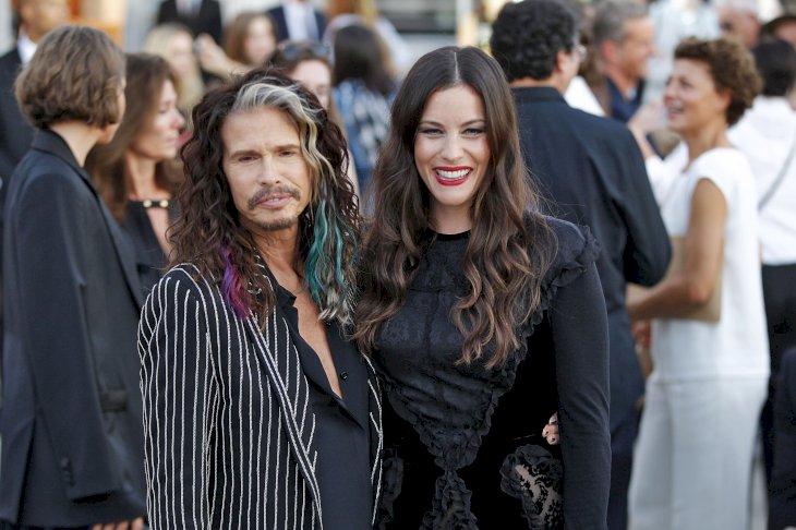 Image Credit: Getty Images / Liv Tyler with her father, Steven Tyler.