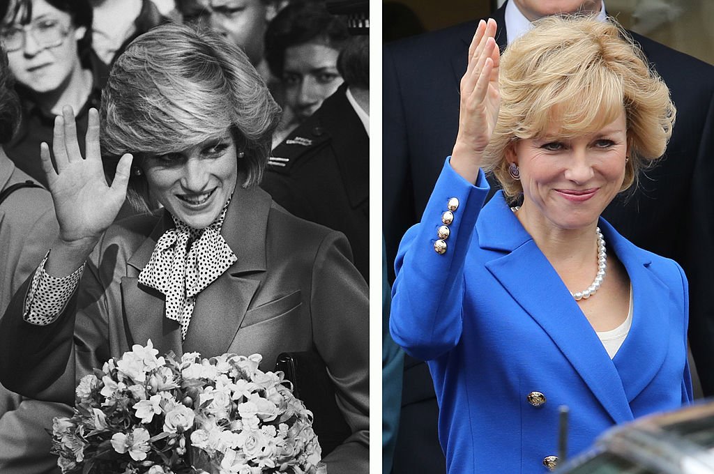 Image Credit: Getty Images / Photo compilation of Princess Diana and actress, Naomi Watts.