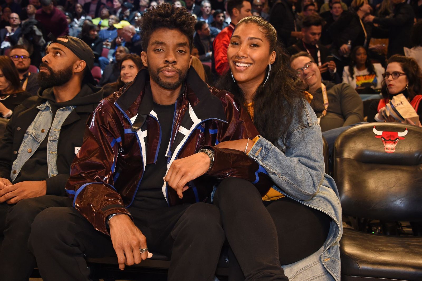 Chadwick Boseman and Taylor Simone Ledward/Photo:Getty Images
