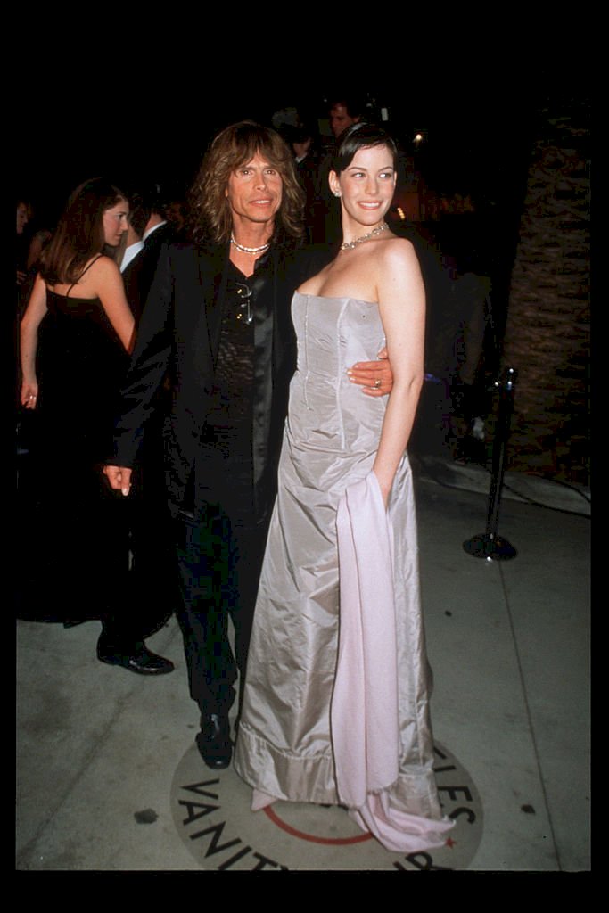 Image Credit: Getty Images / Liv Tyler with her father, Steven Tyler.