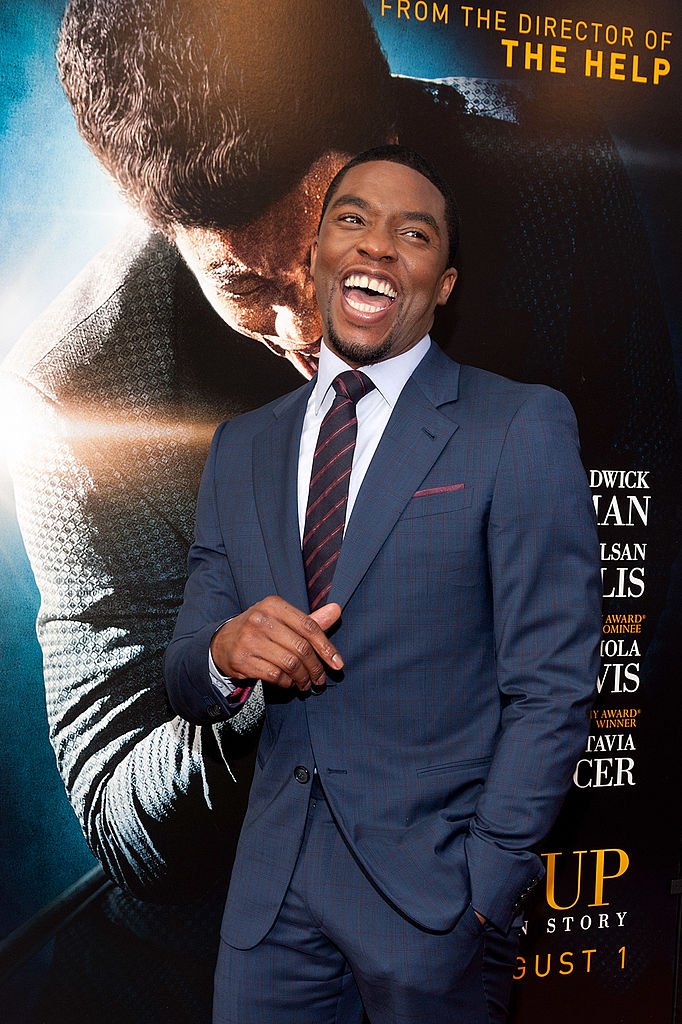 Image Credits: Getty Images / D Dipasupil / FilmMagic | Actor Chadwick Boseman attends the "Get On Up" premiere at The Apollo Theater on July 21, 2014 in New York City. Image Credits: Getty Images / D Dipasupil / FilmMagic | Actor Chadwick Boseman attends the "Get On Up" premiere at The Apollo Theater on July 21, 2014 in New York City.