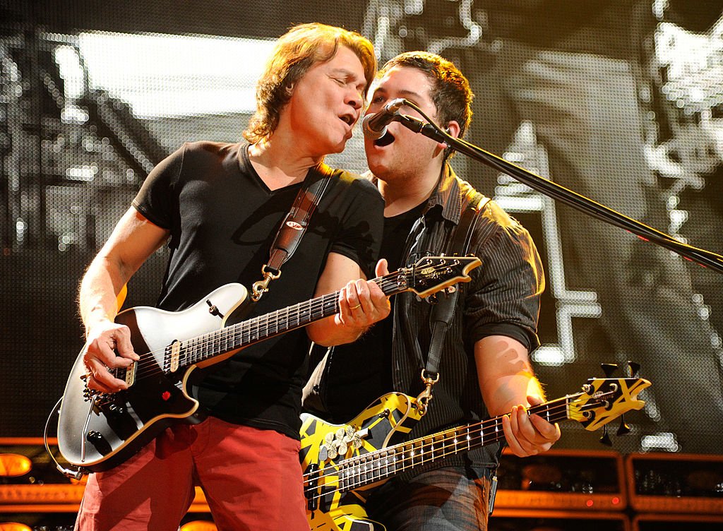 Image Credit: Getty Images / Eddie Van Halen and Wolfgang Van Halen of Van Halen perform during "A Different Kind of Truth" tour at Madison Square Garden on February 28, 2012 in New York City.