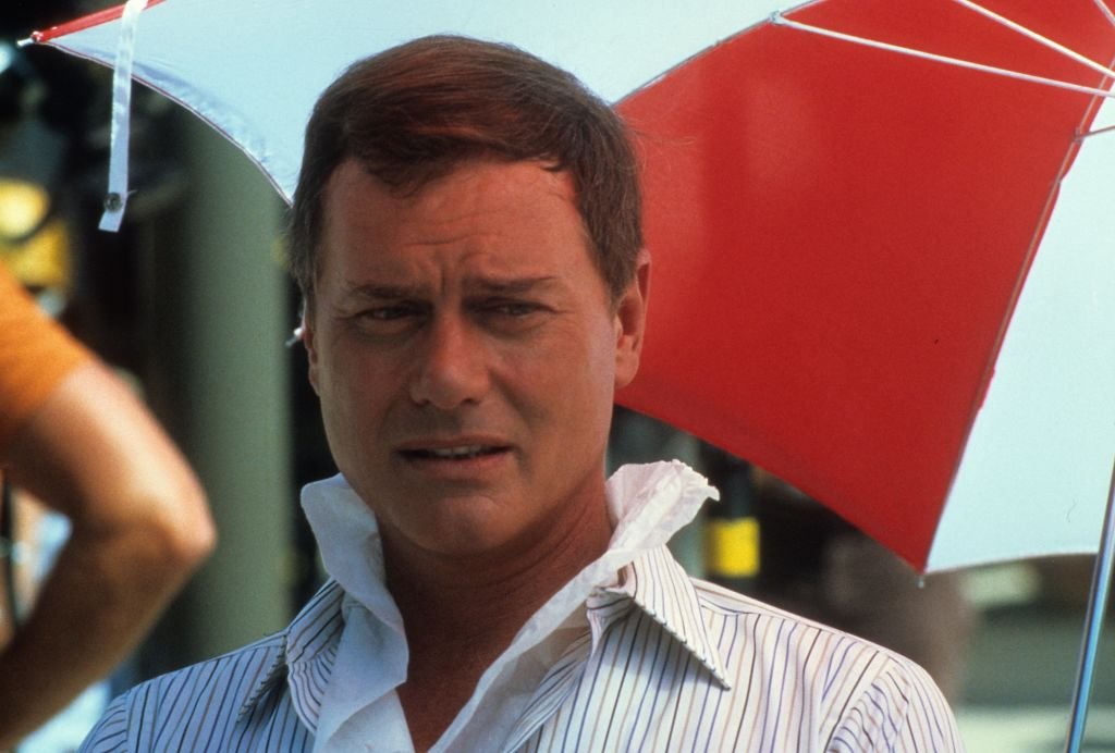 Image Credit: Getty Images / Actor Larry Hagman on set of Dallas in July 18, 1979 in Los Angeles, California.