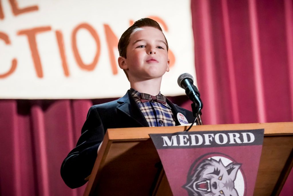 Iain Armitage - Young Sheldon season 2/Photo:Getty Images