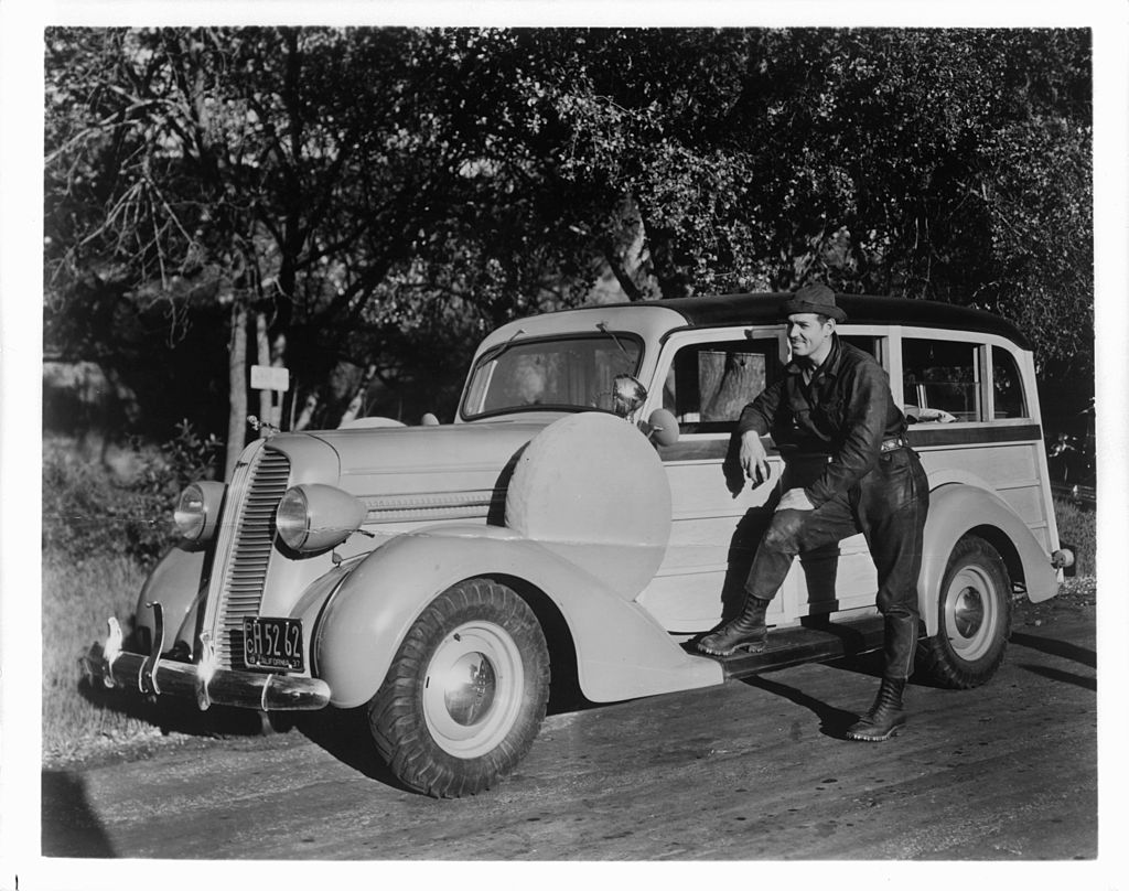Image Credit: Getty Images / Clark Gable stands in front of a car in a publicity shot, Circa 1937. Image Credit: Getty Images / Clark Gable stands in front of a car in a publicity shot, Circa 1937.