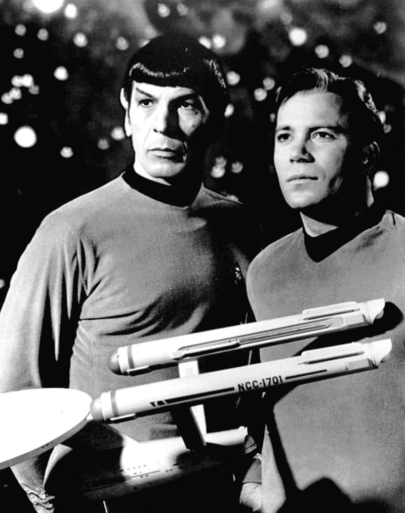 Leonard Nimoy & William Shatner Image Source: Wikimedia Commons Leonard Nimoy & William Shatner Image Source: Wikimedia Commons