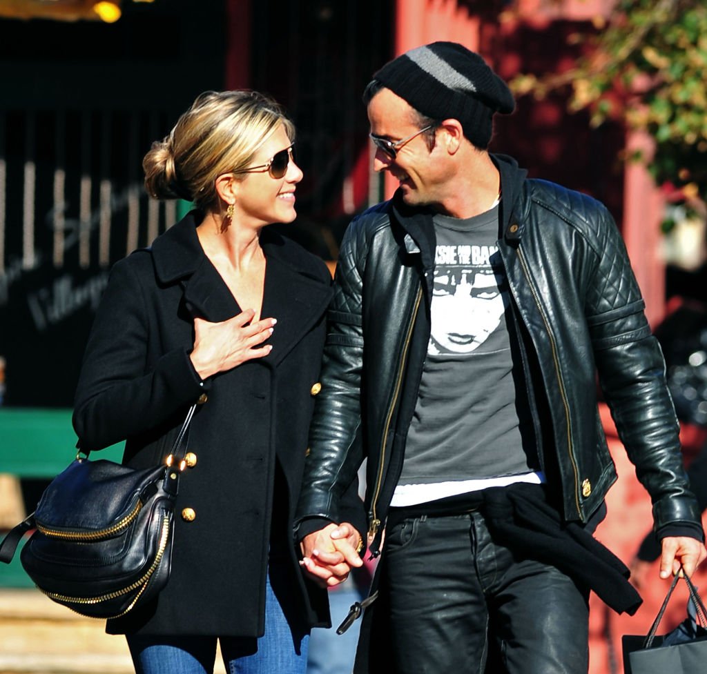 Image Credit: Getty Images / Jennifer Aniston and Justin Theroux walk in the West Village on September 18, 2011 in New York City. Image Credit: Getty Images / Jennifer Aniston and Justin Theroux walk in the West Village on September 18, 2011 in New York City.