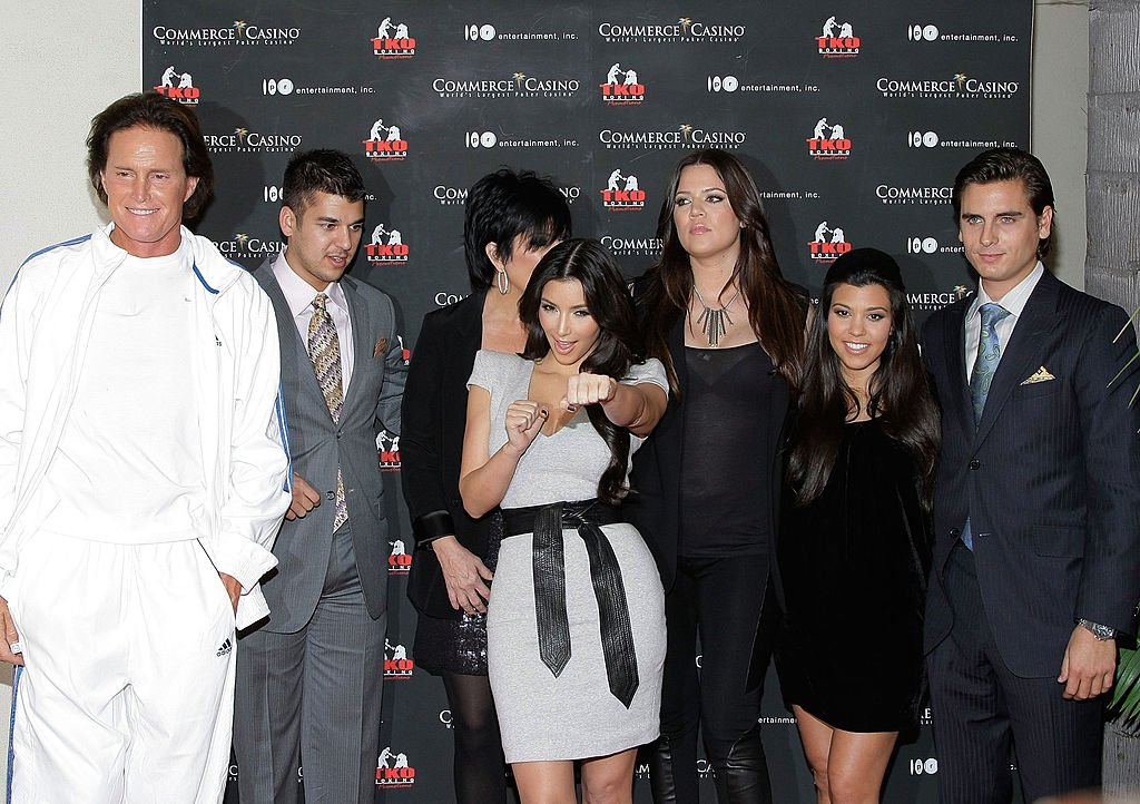 Image Credit: Getty Images / Bruce Jenner, Robert Kardashian, Kris Jenner, Kim, Khloe, Kourtney Kardashian and Scott Disick attend the Kardashian Charity Knock Out in Los Angeles, California.