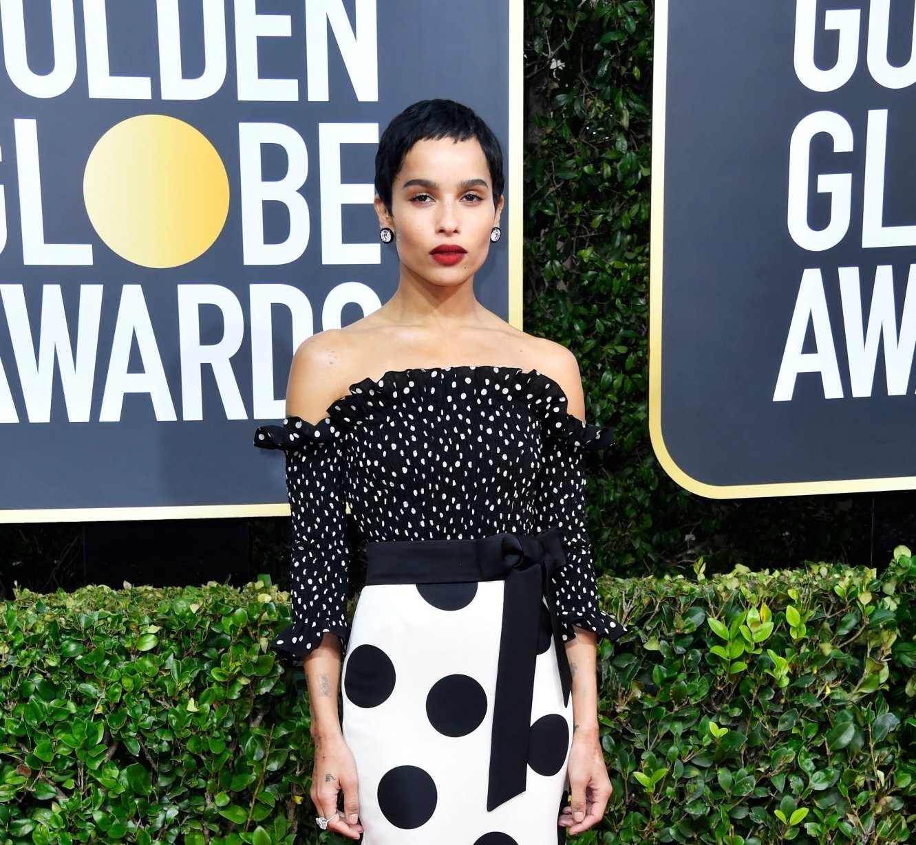 Image Credit: Getty Images/Zoe at the Golden Globes