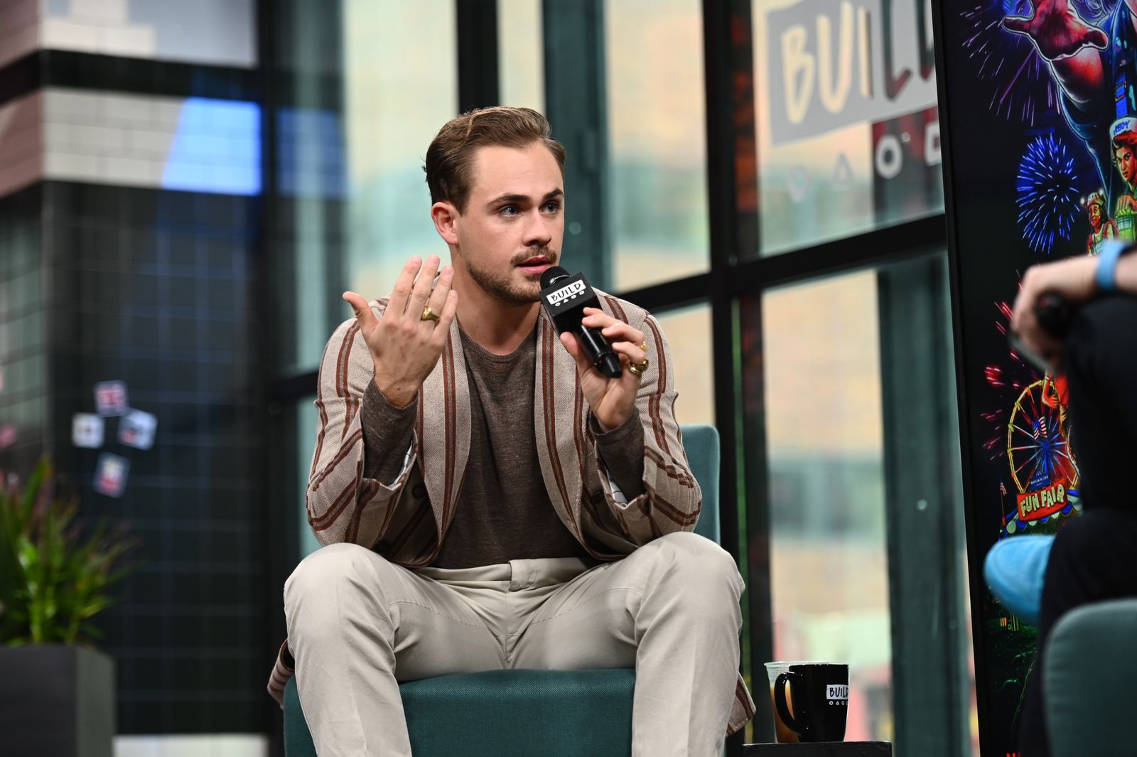 Dacre Montgomery at the BUILD series/Photo:Getty Images