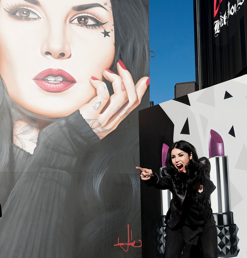 Image Credits: Getty Images / Juan Naharro Gimenez / WireImage | Kat Von D attends Sephora Urban Art Installation at Sphora on September 29, 2016 in Madrid, Spain. Image Credits: Getty Images / Juan Naharro Gimenez / WireImage | Kat Von D attends Sephora Urban Art Installation at Sphora on September 29, 2016 in Madrid, Spain.