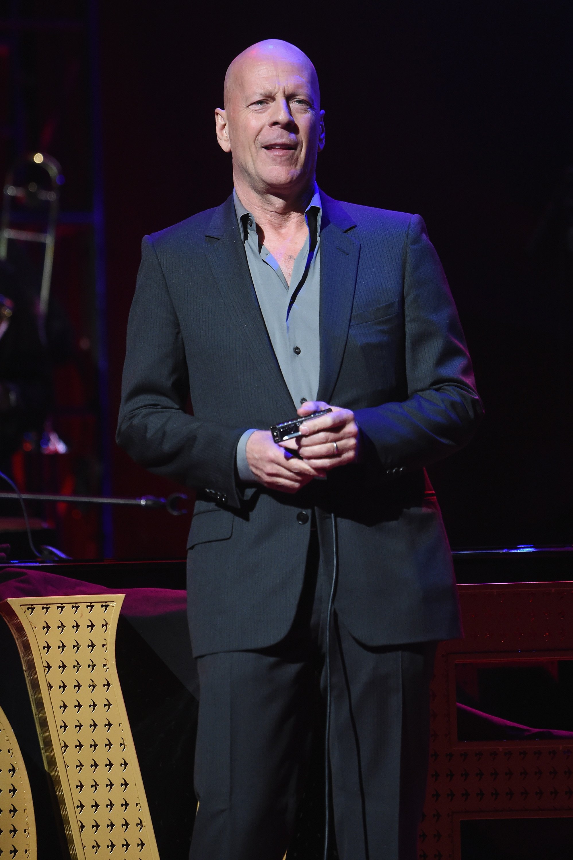 Images Source: Getty Images/Bruce Willis on stage Images Source: Getty Images/Bruce Willis on stage