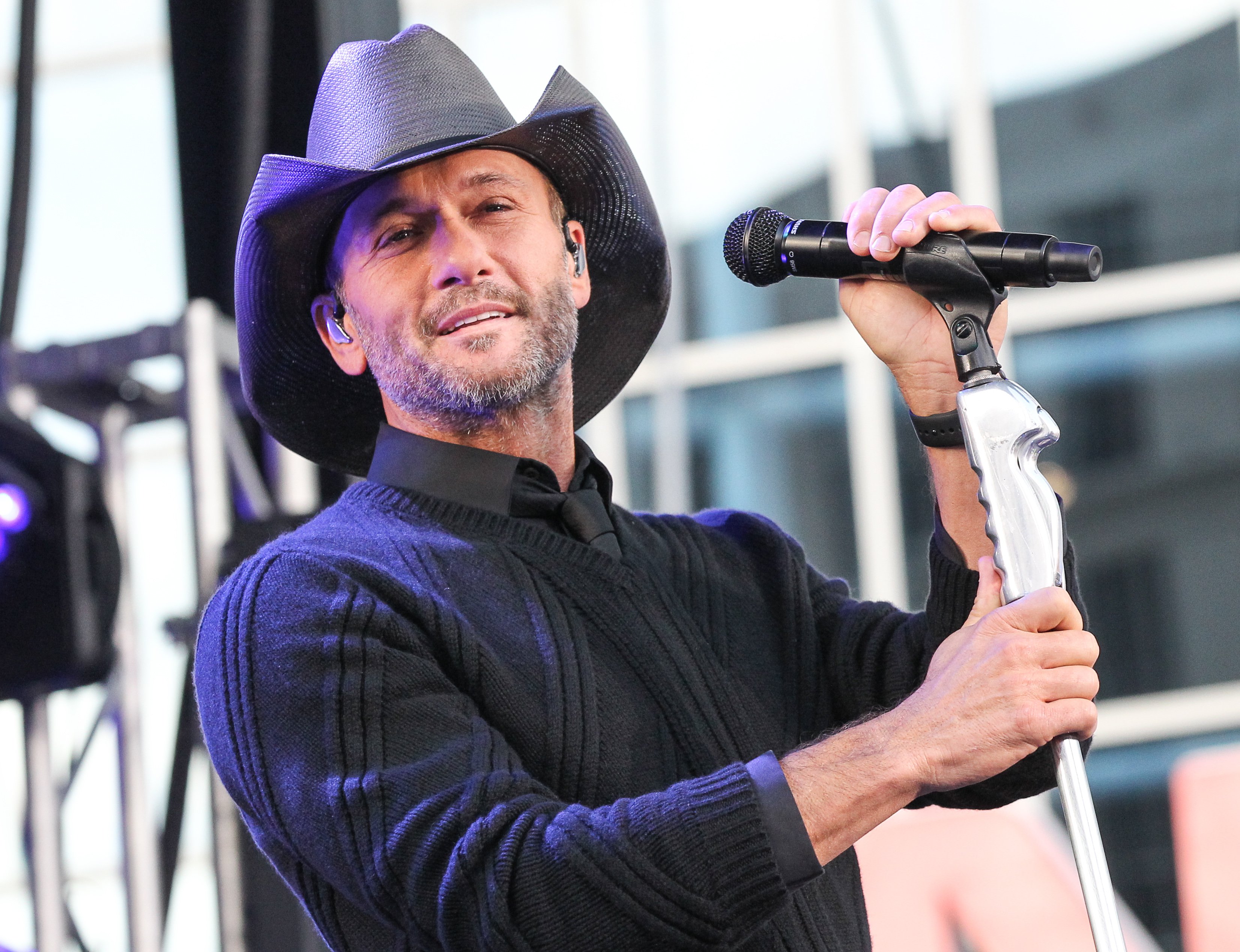 Image Credits: Getty Images / Terry Wyatt | Singer Tim McGraw Performs On ABC's "Good Morning America"on November 4, 2015 in Nashville, Tennessee. Image Credits: Getty Images / Terry Wyatt | Singer Tim McGraw Performs On ABC's "Good Morning America"on November 4, 2015 in Nashville, Tennessee.